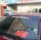 front windshield reflective sticker for Mitsubishi Lancer / Southeast V3 - classical style