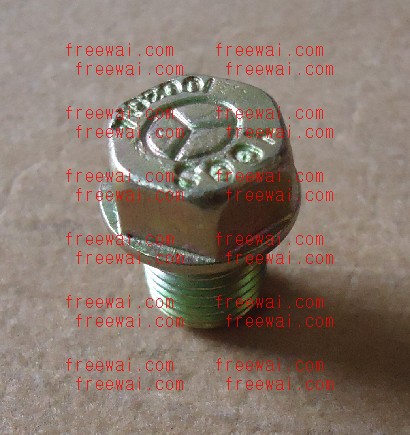 oil pan drain plug (screw) for Isuzu 4JB1 4JA1 engine on ELF NKR NHR ...